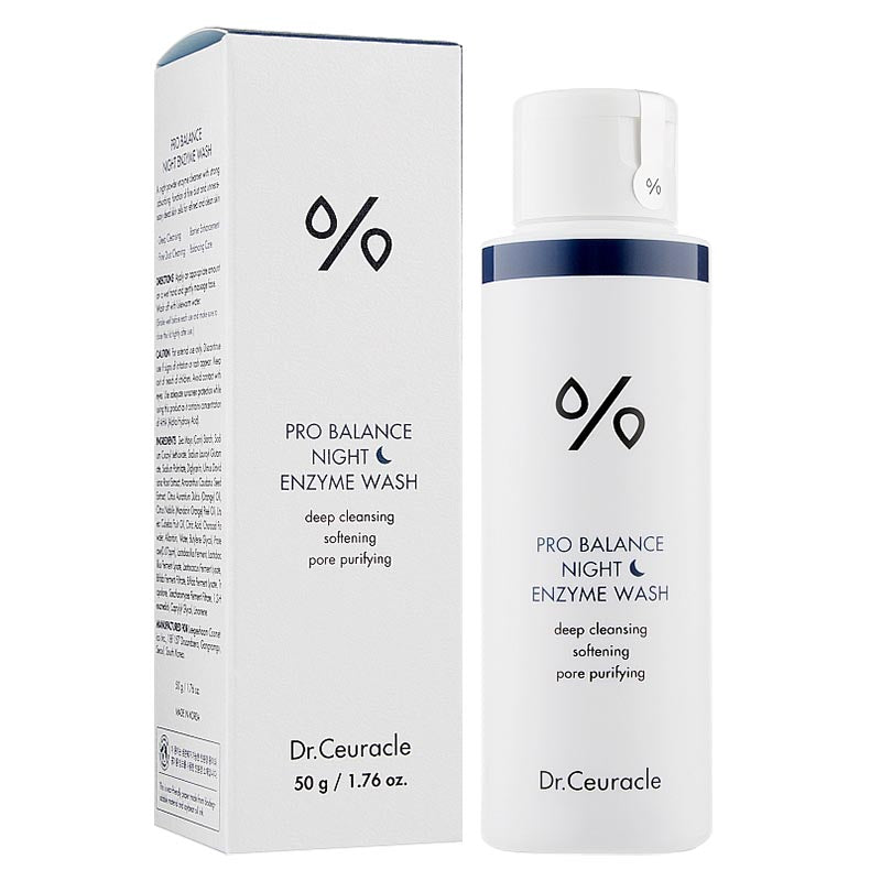 Buy Dr. Ceuracle Pro-Balance Night Enzyme Wash 50g at Lila Beauty - Korean and Japanese Beauty Skincare and Makeup Cosmetics