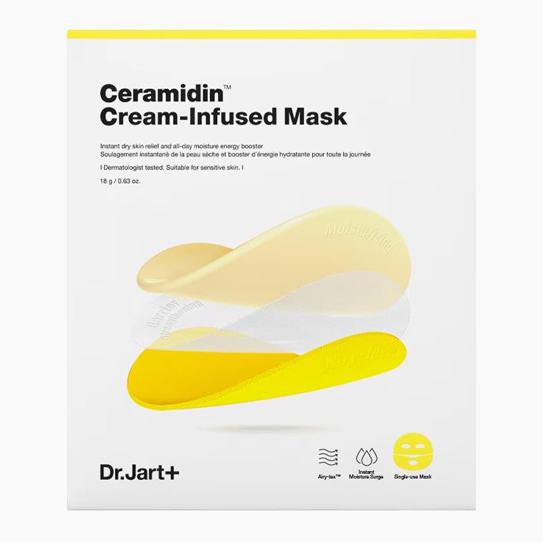 Buy Dr. Jart+ Ceramidin Cream-infused Mask 18g at Lila Beauty - Korean and Japanese Beauty Skincare and Makeup Cosmetics