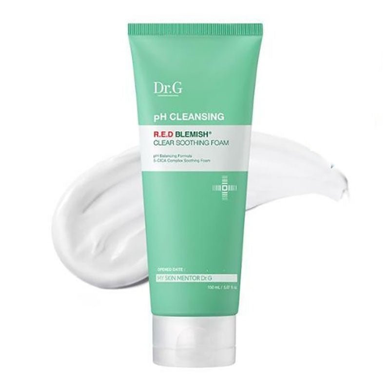 Buy Dr.G pH Cleansing R.E.D Blemish Clear Soothing Foam 150ml at Lila Beauty - Korean and Japanese Beauty Skincare and Makeup Cosmetics