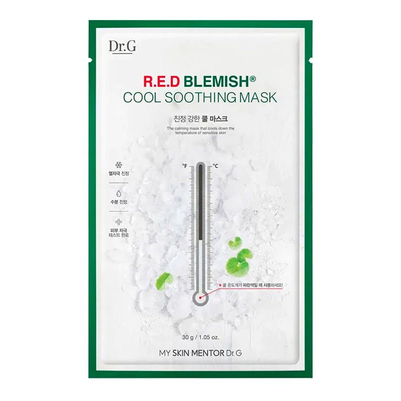 Buy Dr.G R.E.D Blemish Cool Soothing Mask 30ml at Lila Beauty - Korean and Japanese Beauty Skincare and Makeup Cosmetics