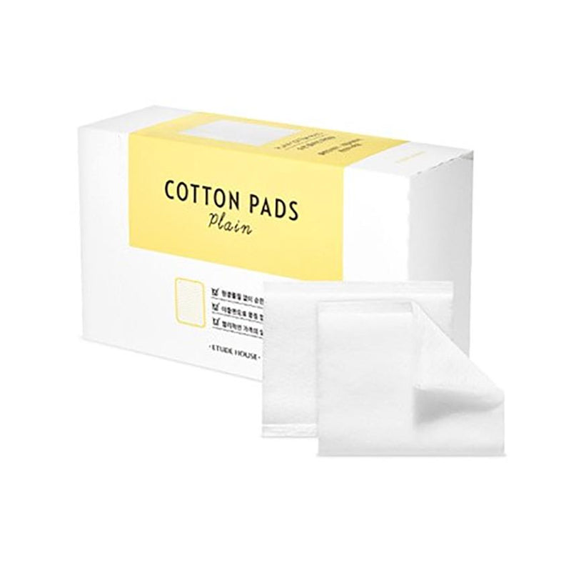 Buy Etude House Plain Cotton Pads 1pack (80pcs) at Lila Beauty - Korean and Japanese Beauty Skincare and Makeup Cosmetics