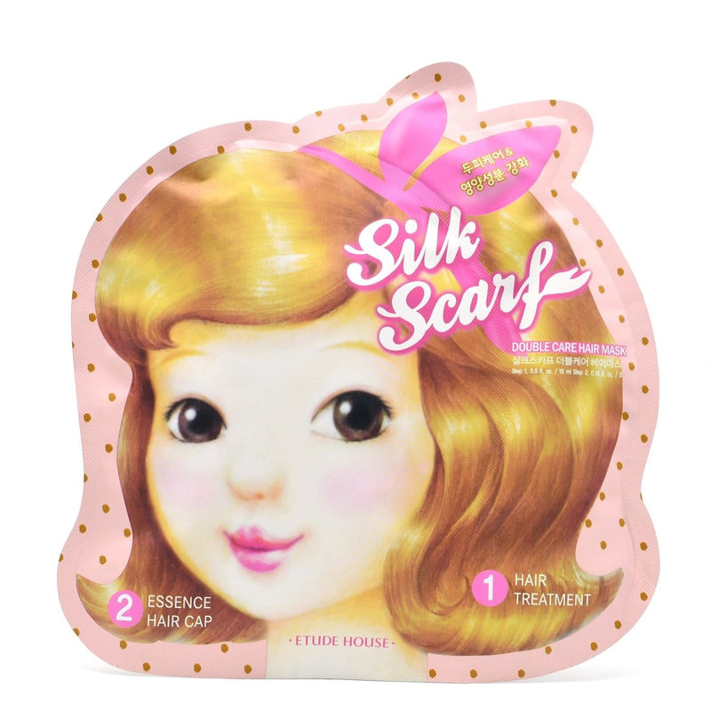 Buy Etude House Silk Scarf Double Care Hair Mask Sheet at Lila Beauty - Korean and Japanese Beauty Skincare and Makeup Cosmetics
