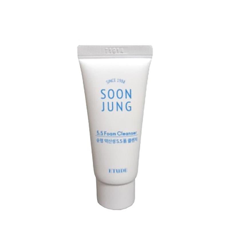 Buy Etude House Soon Jung 5.5 Foam Cleanser Mini 20ml at Lila Beauty - Korean and Japanese Beauty Skincare and Makeup Cosmetics