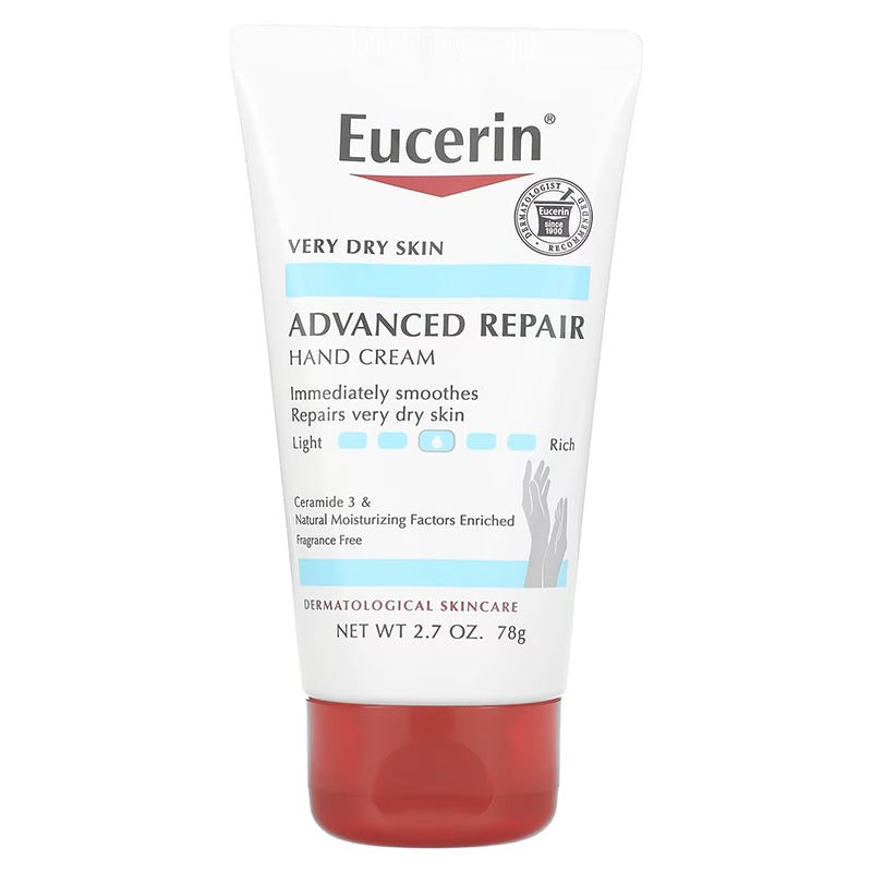 Buy Eucerin Advanced Repair Hand Cream 78g at Lila Beauty - Korean and Japanese Beauty Skincare and Makeup Cosmetics