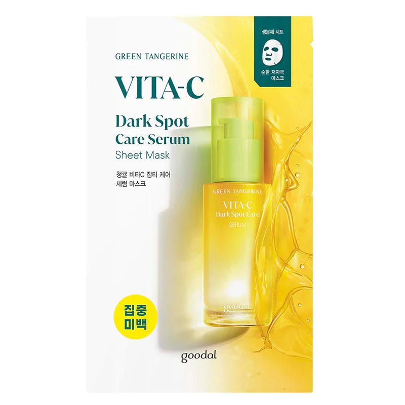 Buy Goodal Green Tangerine Vita C Dark Spot Care Serum Sheet Mask 28g at Lila Beauty - Korean and Japanese Beauty Skincare and Makeup Cosmetics