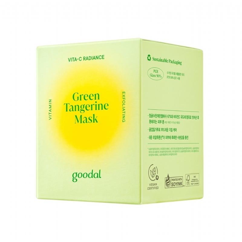 Buy Goodal Green Tangerine Vita-C Radiance Mask 110g at Lila Beauty - Korean and Japanese Beauty Skincare and Makeup Cosmetics