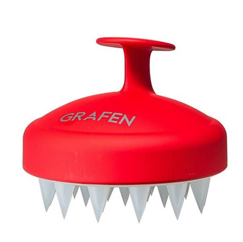 Buy Grafen Edge Finger Shampoo Brush - 2 Colors [Red] at Lila Beauty - Korean and Japanese Beauty Skincare and Makeup Cosmetics