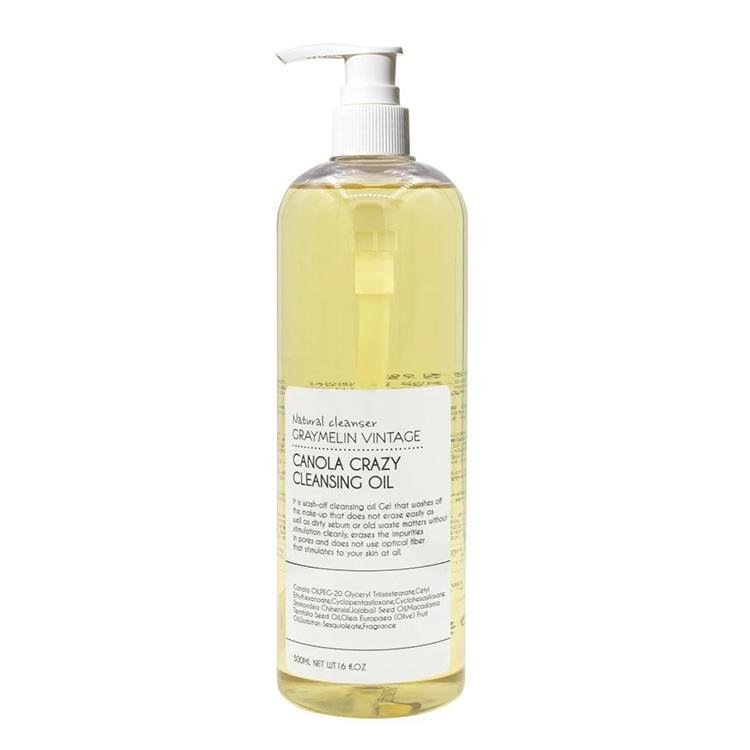 Buy Graymelin Canola Crazy Cleansing Oil 500ml in Australia at Lila Beauty - Korean and Japanese Beauty Skincare and Cosmetics Store