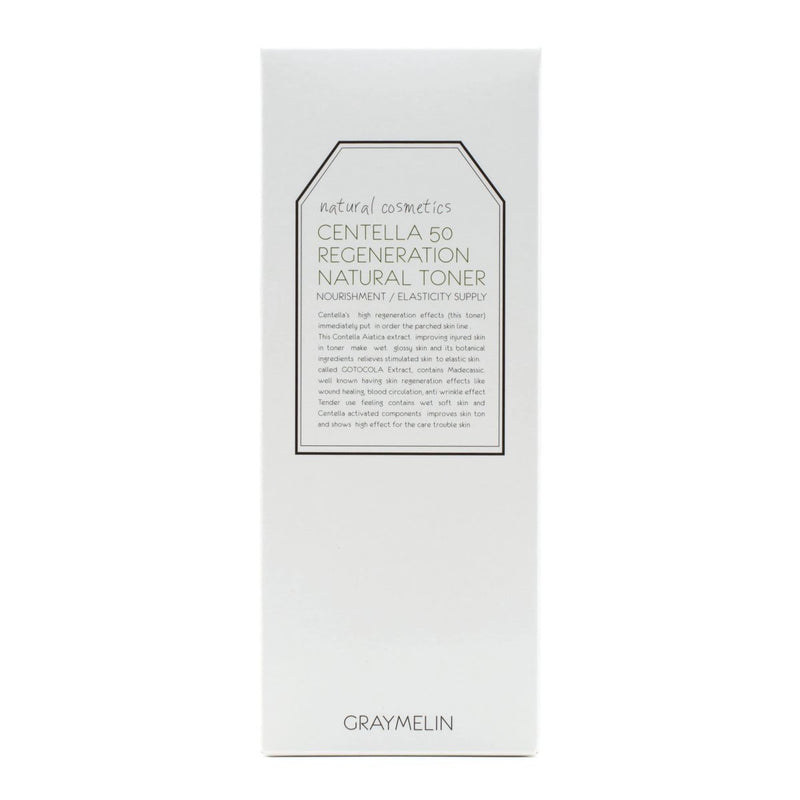 Buy Graymelin Centella 50 Regeneration Natural Toner 130ml (Damaged Box) at Lila Beauty - Korean and Japanese Beauty Skincare and Makeup Cosmetics
