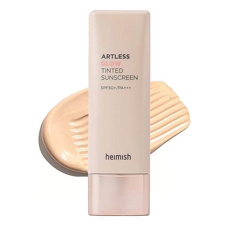 Buy Heimish Artless Glow Tinted Sunscreen Shine Beige 40ml at Lila Beauty - Korean and Japanese Beauty Skincare and Makeup Cosmetics