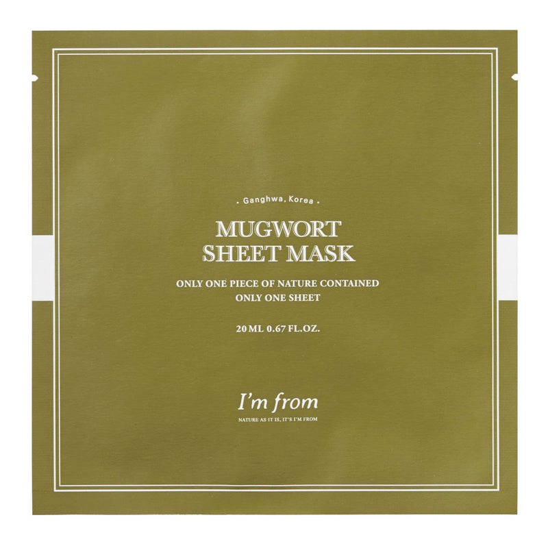 Buy I'm From Mugwort Sheet Mask at Lila Beauty - Korean and Japanese Beauty Skincare and Makeup Cosmetics