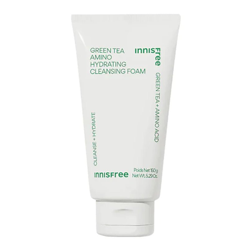Buy Innisfree Green Tea Hydrating Amino Acid Cleansing Foam 150ml at Lila Beauty - Korean and Japanese Beauty Skincare and Makeup Cosmetics