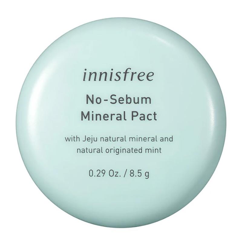 Buy Innisfree No Sebum Mineral Pact 8.5g at Lila Beauty - Korean and Japanese Beauty Skincare and Makeup Cosmetics