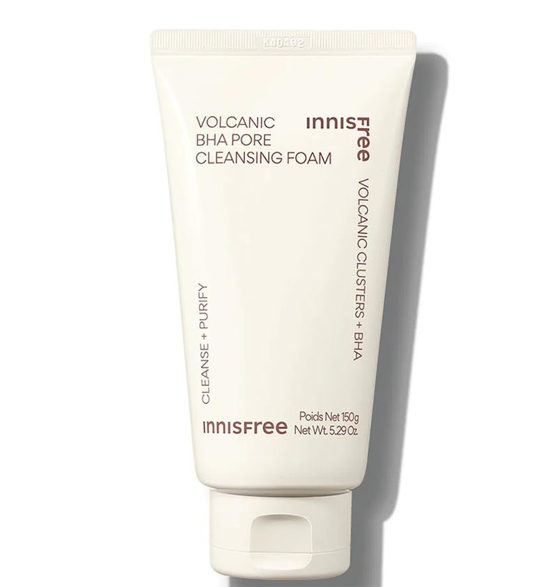 Buy Innisfree Volcanic BHA Pore Cleansing Foam 150g at Lila Beauty - Korean and Japanese Beauty Skincare and Makeup Cosmetics