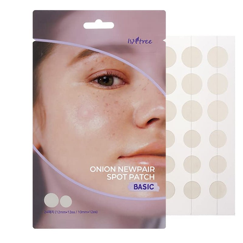 Buy Isntree Onion Newpair Spot Patch Basic 24 Patches (10mm*12ea/12mm*12ea) at Lila Beauty - Korean and Japanese Beauty Skincare and Makeup Cosmetics