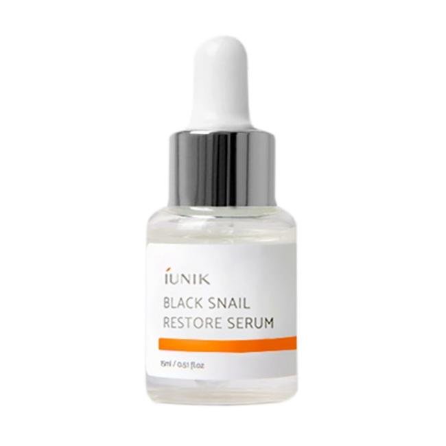 Buy iUNIK Black Snail Restore Serum Mini 15ml in Australia at Lila Beauty - Korean and Japanese Beauty Skincare and Cosmetics Store