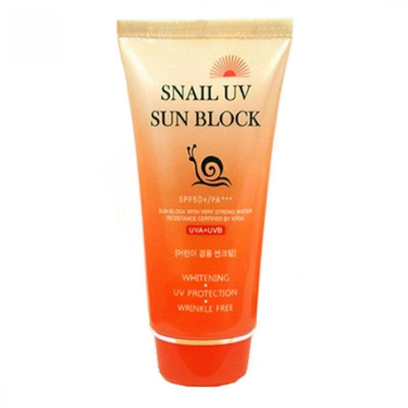 Buy Jigott Snail UV Sun Block SPF50+ PA+++ 70ml at Lila Beauty - Korean and Japanese Beauty Skincare and Makeup Cosmetics