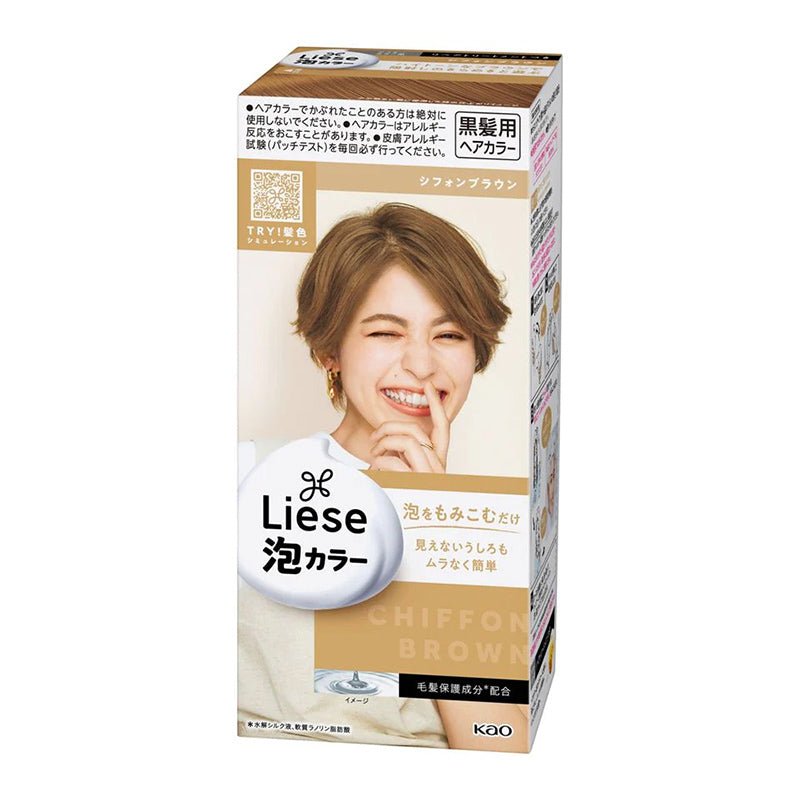 Buy Kao Liese Creamy Bubble Hair Color Natural (9 Types) at Lila Beauty - Korean and Japanese Beauty Skincare and Makeup Cosmetics