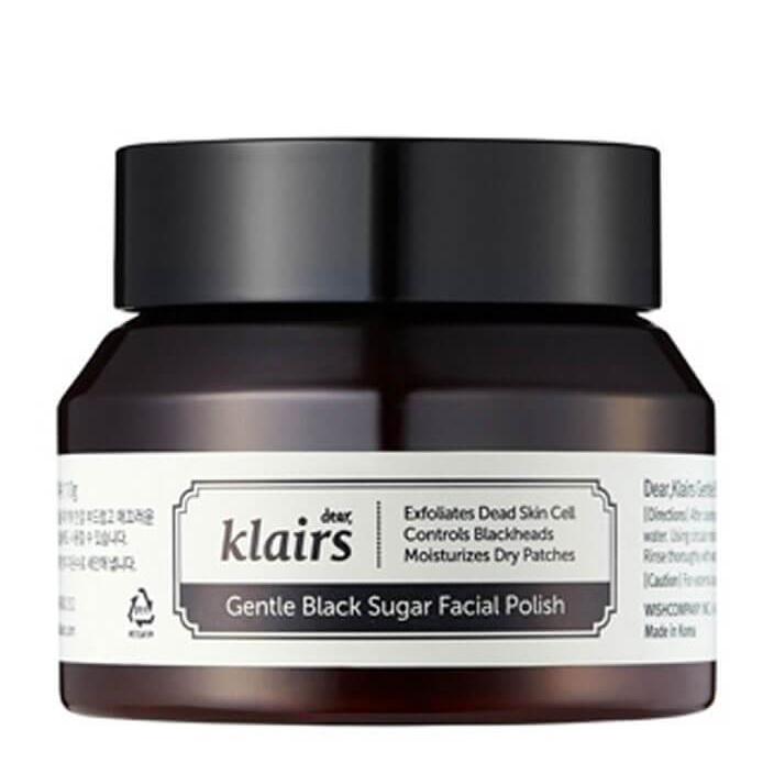 Buy Klairs Gentle Black Sugar Facial Polish 110g at Lila Beauty - Korean and Japanese Beauty Skincare and Makeup Cosmetics