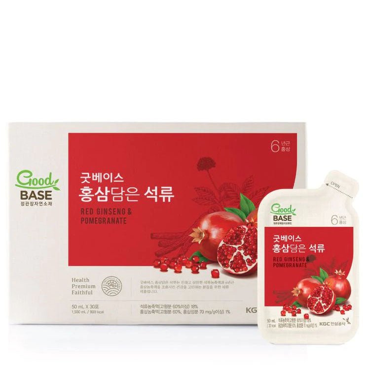 Buy Korea Ginseng Corp Goodbase Pomegranate Korean Red Ginseng Pouch 50ml at Lila Beauty - Korean and Japanese Beauty Skincare and Makeup Cosmetics