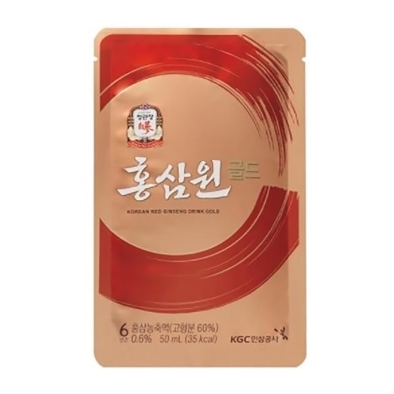 Buy Korea Ginseng Corp Hong Sam Won Korean Red Ginseng Drink Pouch Gold 50ml at Lila Beauty - Korean and Japanese Beauty Skincare and Makeup Cosmetics