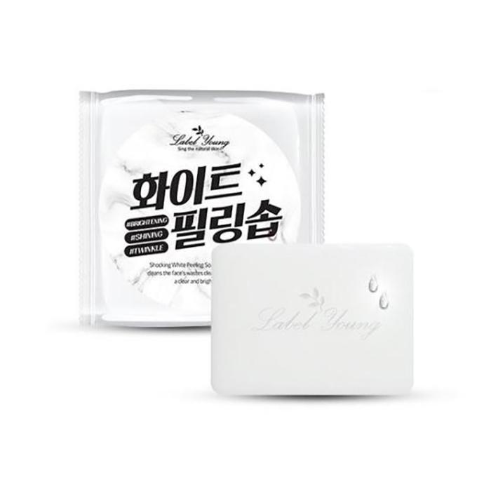 Buy Label Young Shocking White Peeling Soap Renewed 90g at Lila Beauty - Korean and Japanese Beauty Skincare and Makeup Cosmetics