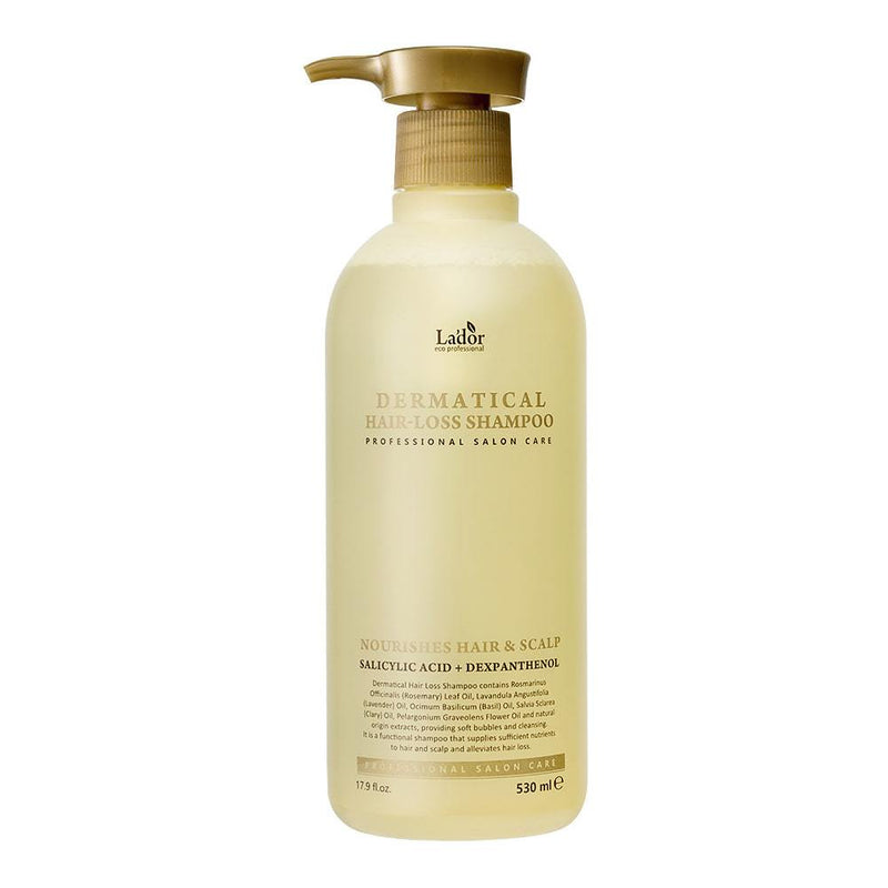 Buy La'dor Dermatical Hair-Loss Shampoo 530ml in Australia at Lila Beauty - Korean and Japanese Beauty Skincare and Cosmetics Store