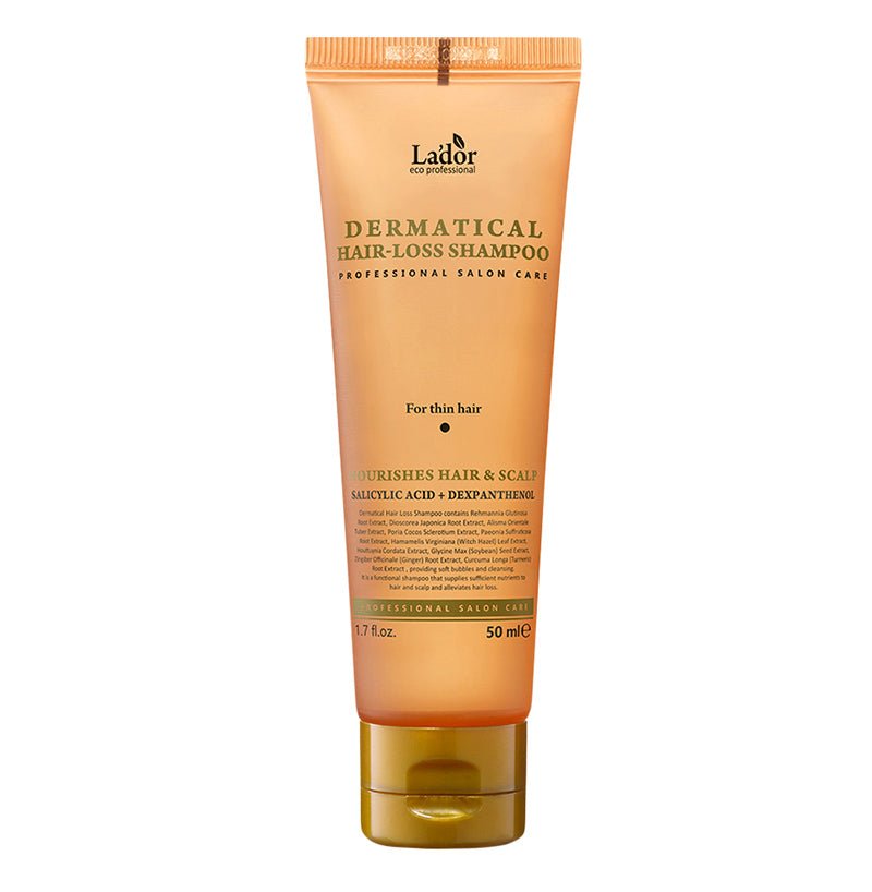 Buy La'dor Dermatical Hair Loss Shampoo For Thin Hair 50ml at Lila Beauty - Korean and Japanese Beauty Skincare and Makeup Cosmetics