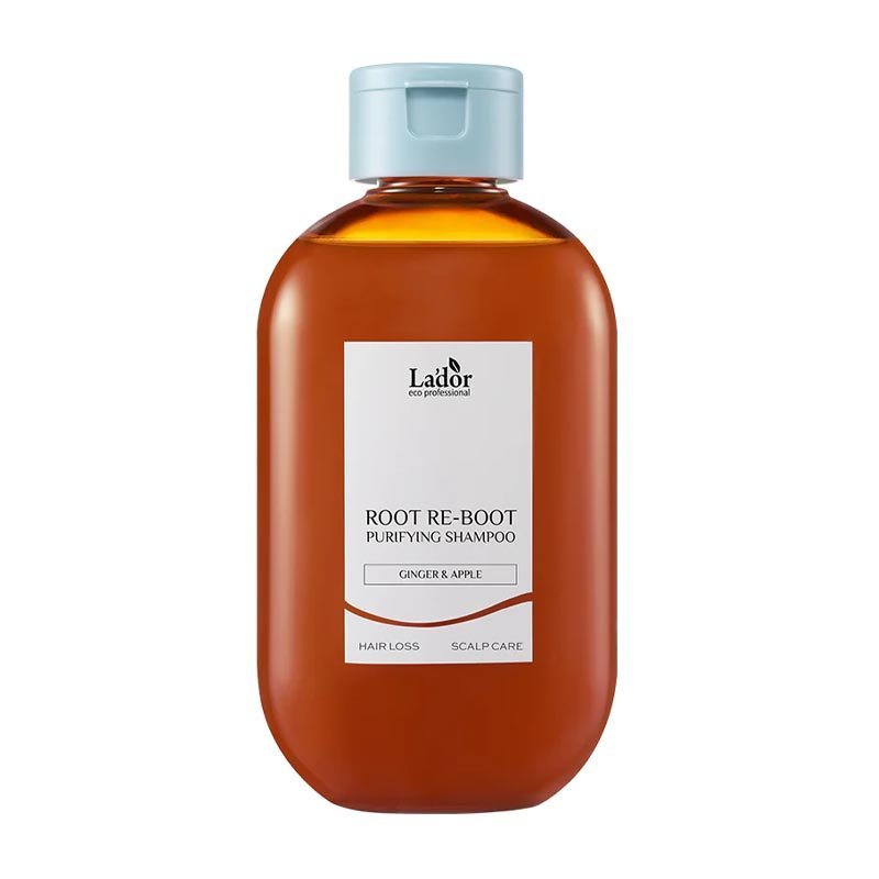 Buy La'dor Root Re - Boot Purifying Shampoo Ginger & Apple 300ml at Lila Beauty - Korean and Japanese Beauty Skincare and Makeup Cosmetics