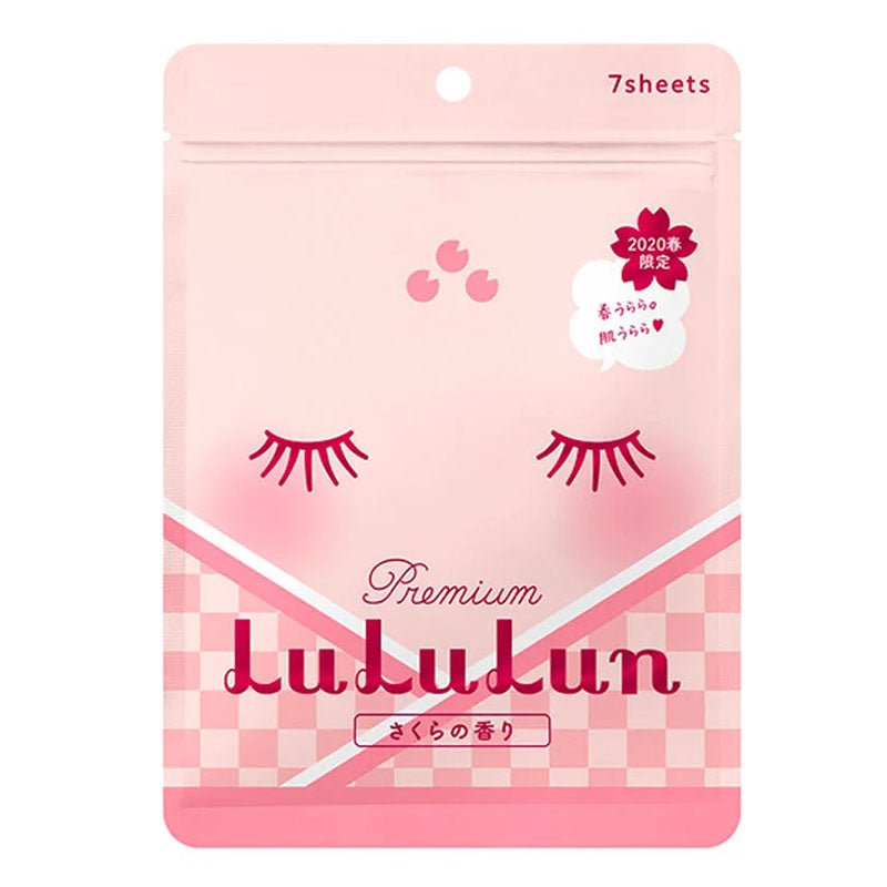 Buy LuLuLun Premium Sakura Face Mask (7 Pcs) at Lila Beauty - Korean and Japanese Beauty Skincare and Makeup Cosmetics