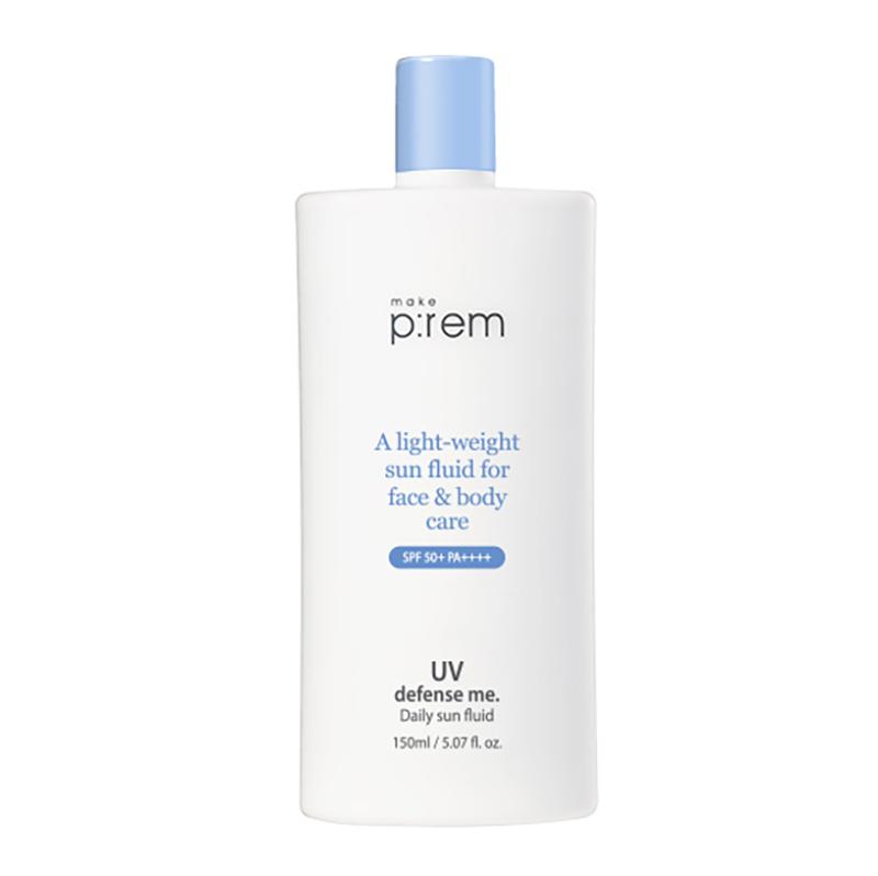 Buy Make P:rem UV Defense Me Daily Sun Fluid 150ml at Lila Beauty - Korean and Japanese Beauty Skincare and Makeup Cosmetics