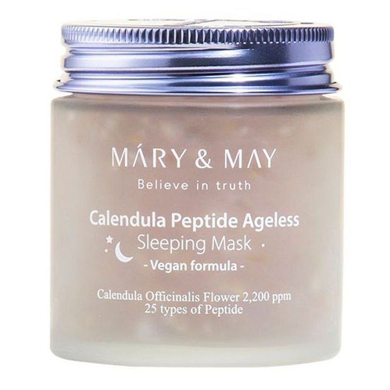 Buy Mary & May Calendula Peptide Ageless Sleeping Mask 110g at Lila Beauty - Korean and Japanese Beauty Skincare and Makeup Cosmetics