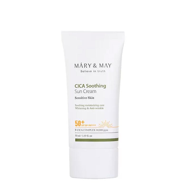 Buy Mary & May Cica Soothing Sun Cream 50ml at Lila Beauty - Korean and Japanese Beauty Skincare and Makeup Cosmetics
