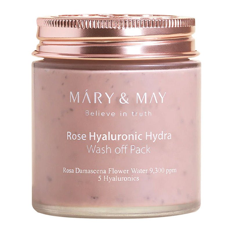 Buy Mary & May Rose Hyaluronic Hydra Wash Off Pack 125g at Lila Beauty - Korean and Japanese Beauty Skincare and Makeup Cosmetics