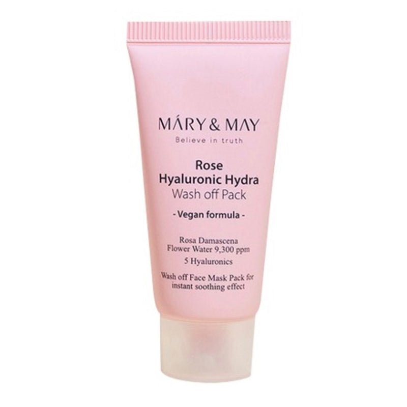 Buy Mary & May Rose Hyaluronic Hydra Wash off Pack 30g at Lila Beauty - Korean and Japanese Beauty Skincare and Makeup Cosmetics