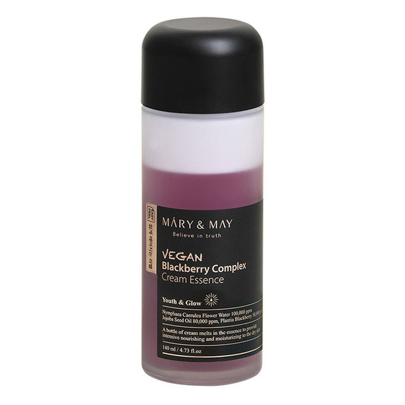 Buy Mary & May Vegan Blackberry Complex Cream Essence 140ml at Lila Beauty - Korean and Japanese Beauty Skincare and Makeup Cosmetics