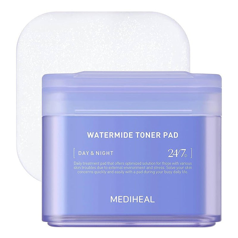 Buy Mediheal Watermide Toner Pad (100 pcs) at Lila Beauty - Korean and Japanese Beauty Skincare and Makeup Cosmetics