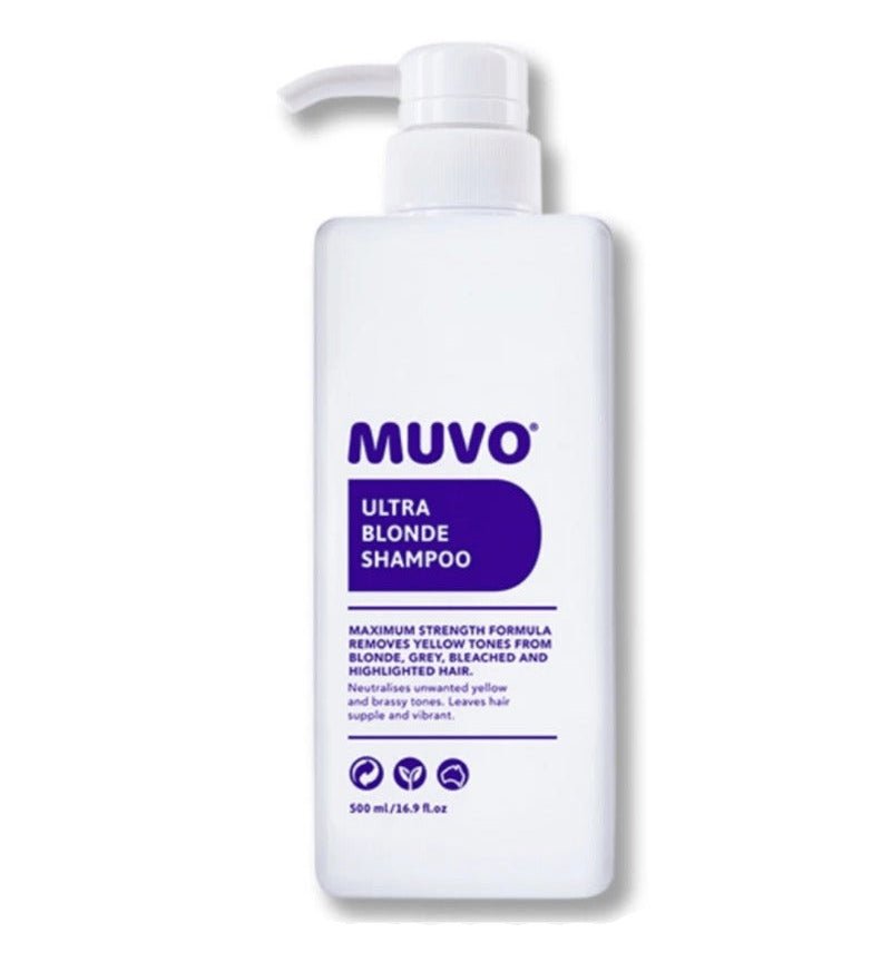 Buy MUVO Ultra Blonde Shampoo or Conditioner 500ml at Lila Beauty - Korean and Japanese Beauty Skincare and Makeup Cosmetics