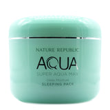 Buy Nature Republic Aqua Super Aqua Max Deep Moisture Sleeping Pack 100ml at Lila Beauty - Korean and Japanese Beauty Skincare and Makeup Cosmetics