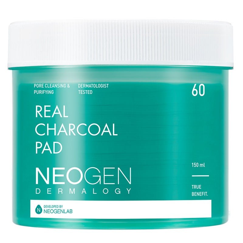 Buy Neogen Real Charcoal Pad (60 Pads) at Lila Beauty - Korean and Japanese Beauty Skincare and Makeup Cosmetics
