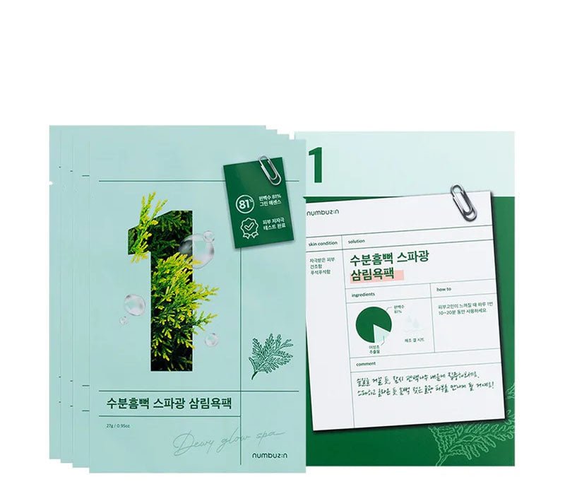 Buy Numbuzin No.1 Dewy Glow Spa Sheet Mask 27g at Lila Beauty - Korean and Japanese Beauty Skincare and Makeup Cosmetics
