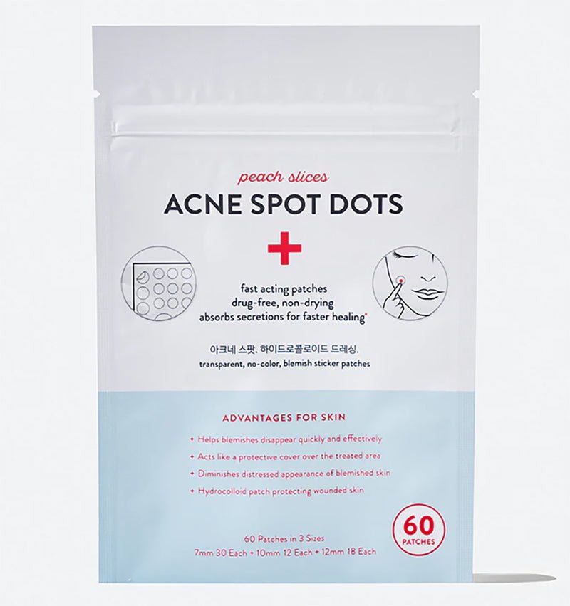 Buy Peach & Lily Peach Slices Acne Spot Dots (60 Patches) at Lila Beauty - Korean and Japanese Beauty Skincare and Makeup Cosmetics