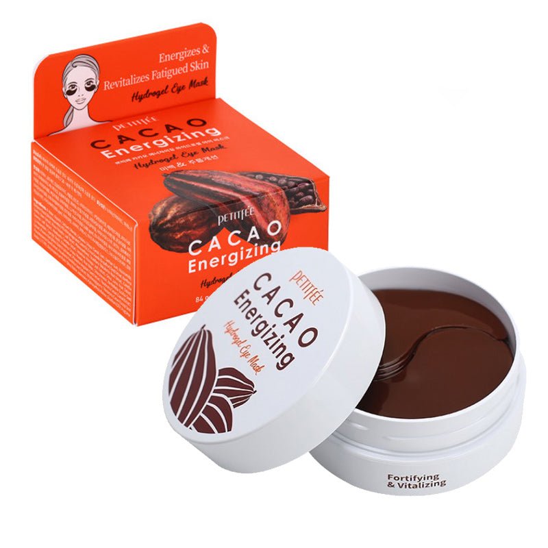 Buy Petitfee Cacao Energizing Hydrogel Eye Mask 84g (60 patches) at Lila Beauty - Korean and Japanese Beauty Skincare and Makeup Cosmetics