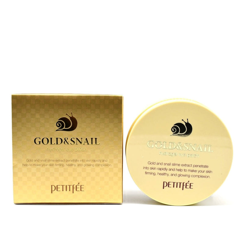 Buy Petitfee Gold & Snail Eye Patch (60 Patches) at Lila Beauty - Korean and Japanese Beauty Skincare and Makeup Cosmetics