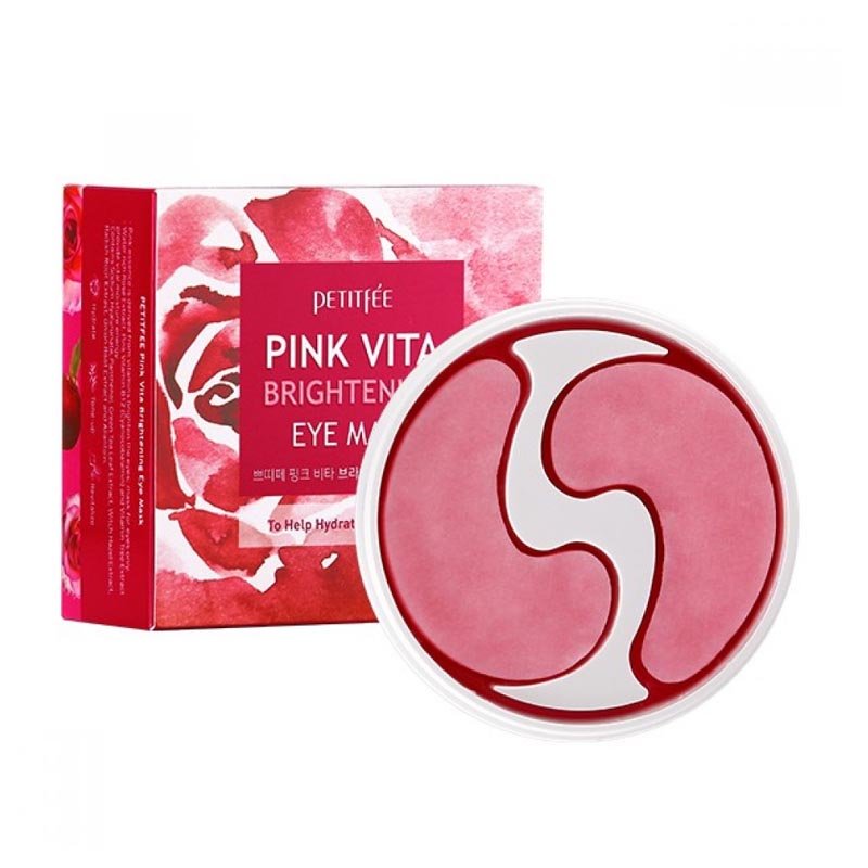 Buy Petitfee Pink Vita Brightening Eye Mask 30 Pairs at Lila Beauty - Korean and Japanese Beauty Skincare and Makeup Cosmetics