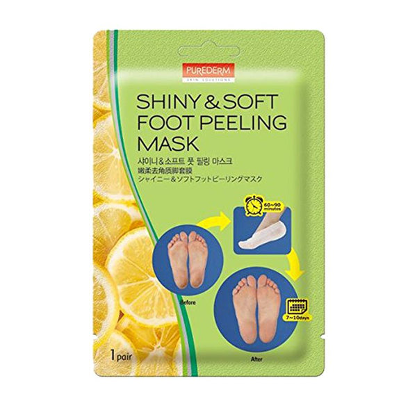 Buy Purederm Shiny & Soft Foot Peeling Mask 1 Pair at Lila Beauty - Korean and Japanese Beauty Skincare and Makeup Cosmetics