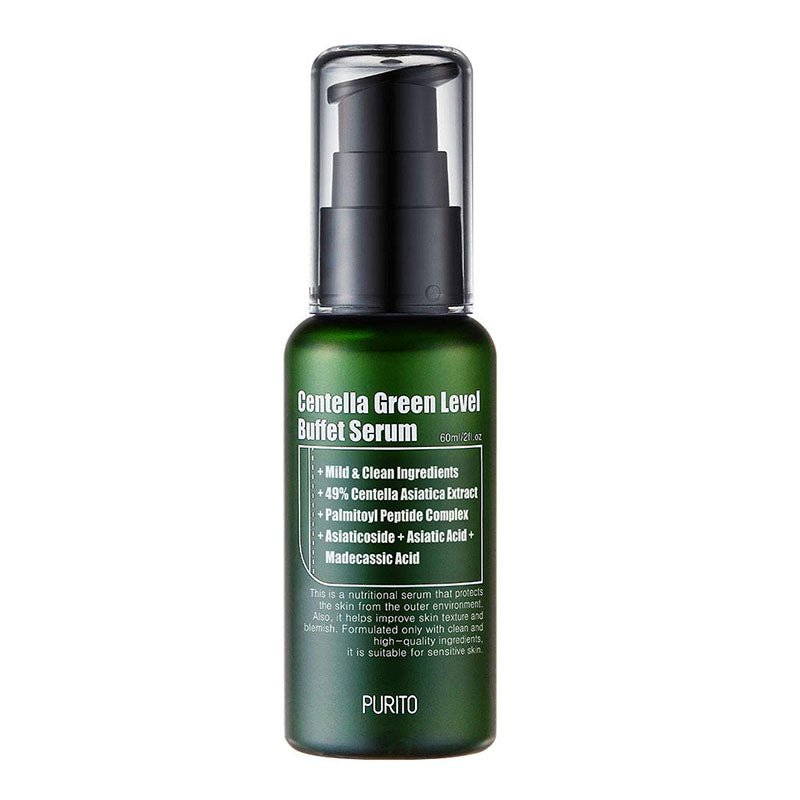 Buy Purito Centella Green Level Buffet Serum 60ml at Lila Beauty - Korean and Japanese Beauty Skincare and Makeup Cosmetics