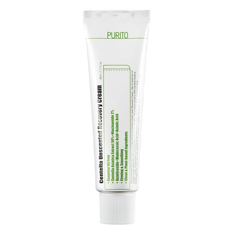 Buy Purito Centella Unscented Recovery Cream 50ml in Australia at Lila Beauty - Korean and Japanese Beauty Skincare and Cosmetics Store