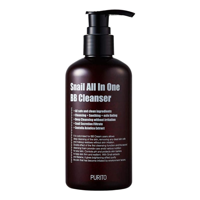 Buy Purito Snail All In One BB Cleanser 250ml at Lila Beauty - Korean and Japanese Beauty Skincare and Makeup Cosmetics