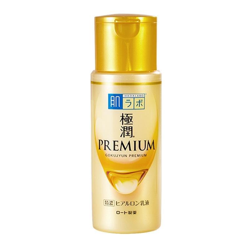 Buy Rohto Hada Labo Gokujyun Premium Hyaluronic Acid Emulsion 140ml Renew 2020 Edition at Lila Beauty - Korean and Japanese Beauty Skincare and Makeup Cosmetics